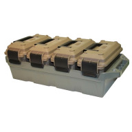 MTM 4-CAN AMMO CRATE 30c w/4 AC30T's DKEarth/FGRN