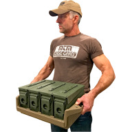 MTM METAL AMMO CAN TRAY holds: 4 METAL 30cal CANS