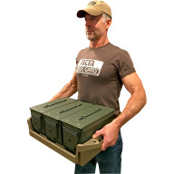 MTM METAL AMMO CAN TRAY holds: 3 METAL 50cal CANS