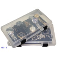 MTM IN-SAFE HANDGUN CLEAR STORAGE CASE 12" 3-pk 4cs