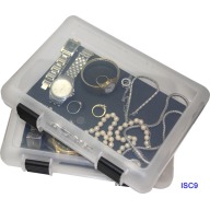 MTM IN-SAFE HANDGUN CLEAR STORAGE CASE 9" 3-pk 4cs