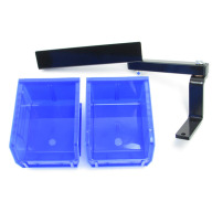 InLine Fabrication Double Component Tray System for Dillon 550 / 650 / 750 w/ Blue Bins