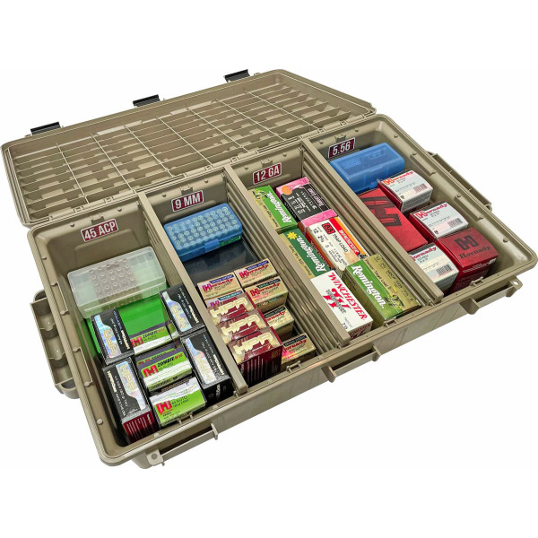 MTM AMMO CRATE DIVIDED LG UTILITY BOX/Dark Earth