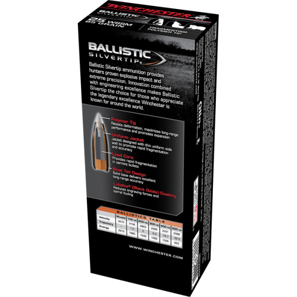 WINCHESTER AMMO 25 WSSM SUPREME 85gr BST 20/bx 10/cs