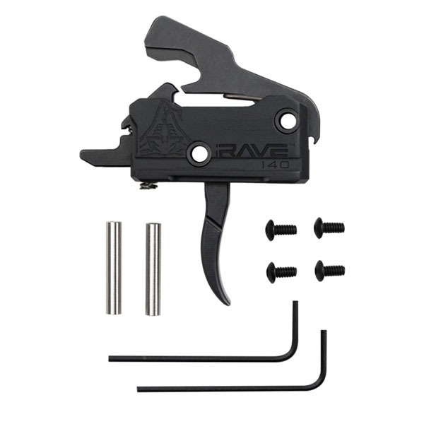 RISE TRIGGER RAVE 140 AR-15 SINGLE STAGE BLACK