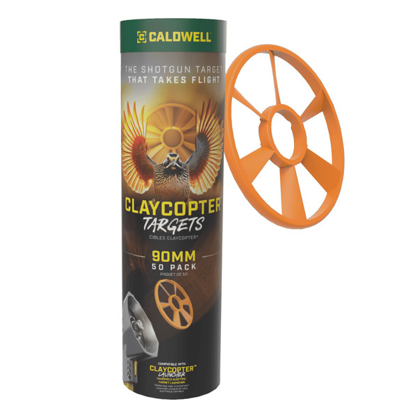 CALDWELL CLAYCOPTER 90mm TARGET - 50/TUBE