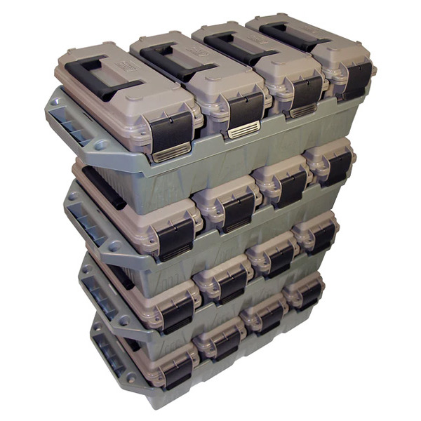 MTM 4-CAN AMMO CRATE 30c w/4 AC30T's DKEarth/FGRN