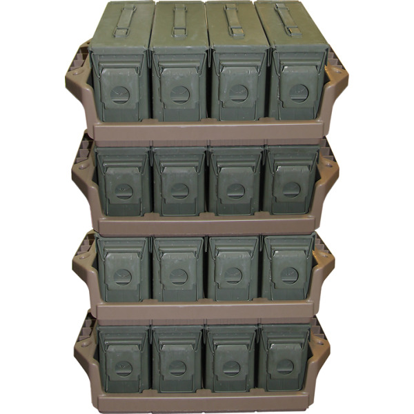 MTM METAL AMMO CAN TRAY holds: 4 METAL 30cal CANS